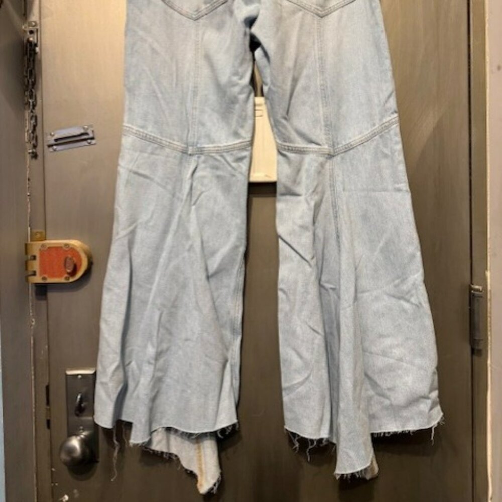 Boho We The Free Live Wire Flare / Bell Bottom Jeans - 31S - Picture 12 of 16